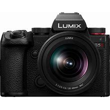 Panasonic LUMIX S5II Mirrorless Camera, 24.2MP Full Frame With Phase Hybrid AF, New Active I.S. Technology, Unlimited 4:2:2 10-Bit Recording With 20