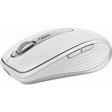 Logitech MX Anywhere 3 Compact Performance Wireless Mouse With Customizable Buttons, Pale Gray