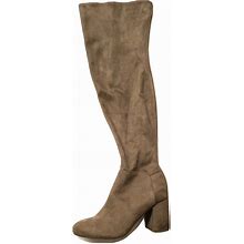 Women's Tonya Heeled Over The Knee Boots - A Day Taupe Size 11