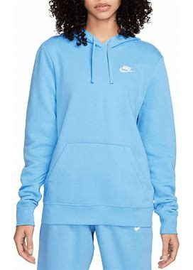 Nike Sportswear Women's Club Fleece Pullover Hoodie, XXL, University Blue