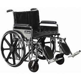 Sentra EXTRA Heavy-Duty Wheelchair With Various Arm Styles And Foot Rigging Options Seat Size: 24 Arm Style: Detachable Desk Arms Foot Rigging: Swingaway Footrest Each STD24DDA-SF