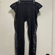 Reebok LEGGINGS - WOMENS CLOTHING SIZE XL - Activewear/Pants/Tights/Workout/Gym - Women | Color: Black | Size: XL