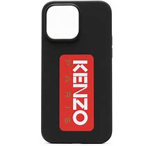Kenzo - Logo-Embossed iPhone 14 Max Case - Men - Silicone - One Size - Black