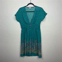 Kimchi Blue Dresses | Anthro Kimchi Blue Paisley Sheer Lace Floral Dress | Color: Green/Purple | Size: Xs