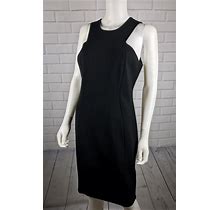 Jill Stuart Fitted Sheath Bodycon Open Back Cocktail Dress Size Large