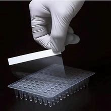PCR Sealing Film - 96 Well Plate Sealing Film - Transparent Self-Adhesive 130 X 80Mm(Pack Of 100 Sheet)