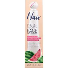 Nair Prep & Smooth Facial Hair Removal Cream For Women Hydrating - 1.76 Oz