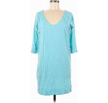 Lilly Pulitzer Casual Dress - Shift: Teal Dresses - Women's Size Small