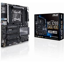 Asus MB 8Dimm 128Gb Ddr4 Intel LGA 2066 CEB Motherboard (WS X299 Sage/10G)