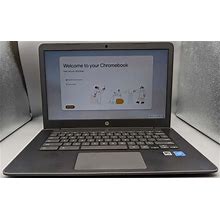 HP Chromebook 14 G5 N3350 @ 1.10Ghz, 4GB Ram, 16GB Emmc
