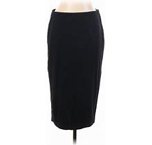 Old Navy Casual Midi Skirt Midi: Black Print Bottoms - Women's Size Large
