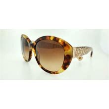 Coach Sunglasses Asha 8106 523313 56mm Spotty Tortoise Brown Crystal Lenses
