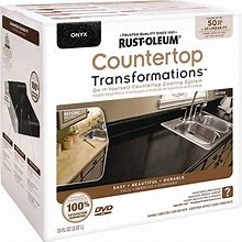 Rust-Oleum 258284 Countertop Transformations Kit, Large Kit, Onyx