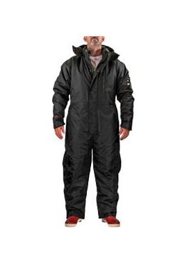 Tingley® Insulated Cold Gear Coverall, XL, Black