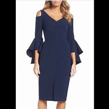 Maggy London Dresses | Worn Once Beautiful Maggie London Dress | Color: Blue | Size: 12