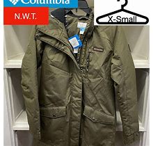 Columbia Jackets & Coats | Nwt Womens Columbia Long Insulated Jacket (Xs) | Color: Green | Size: Xs