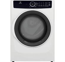 Electrolux - 8.0 Cu. Ft. Stackable Electric Dryer With Steam - White