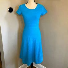 Talbots Dresses | Talbots Perfect Knit Dress | Color: Blue | Size: Xs