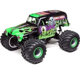 Losi RC Truck LMT 4 Wheel Drive Solid Axle Monster Truck RTR Battery And Charger Not Included Grave Digger LOS04021T1