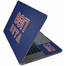 Mightyskins Carbon Fiber Skin For Apple Macbook Pro 16" (2020) - Beta Theta Pi Frat House | Protective, Durable Textured Carbon Fiber Finish | Device NOT Included - This Is A Skin| Made In The USA