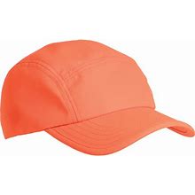 Big Accessories BA603 Pearl Performance Cap In Orange | Polyester