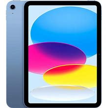 Apple® iPad® Tablet, 10.9" Touch Screen, 64GB Storage, iPados 16, Blue