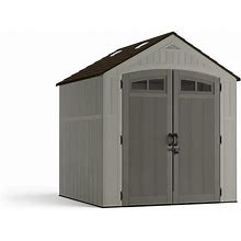7-Ft X 7-Ft Craftsman Resin Storage Shed Gable Resin Storage Shed (Floor Included)