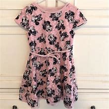Disney Dresses | Disney Minnie Mouse Pink Lace Dress | Color: Pink | Size: 6G
