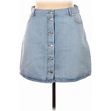 ASOS Denim Skirt: Blue Bottoms - Women's Size 14 Tall
