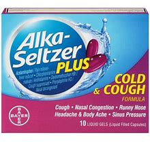 Alka-Seltzer Alka-Seltzer Plus Cold & Cough 10 Count, Pk24