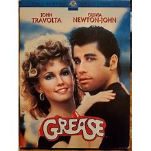 Grease (Full Screen Edition) DVD John Travolta, Olivia Newton John Very Good