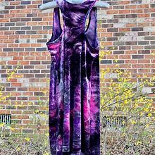 Betsey Johnson Dresses | Betsey Johnson Tie Dye Burnout Velvet Sheath Usa | Color: Pink/Purple | Size: M