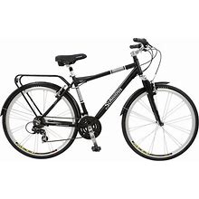 Schwinn Discover 700C Hybrid Bicycle With Full Fenders And Rear Cargo Rack(Default Title)