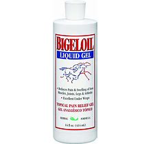 Absorbine Bigeloil Sore Muscle & Joint Pain Relief Horse Liniment Gel, 14-Oz Bottle