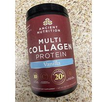 Ancient Nutrition Multi Collagen Protein Powder Vanilla 8.9Oz Exp 05/26/2026