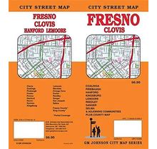 Fresno / Clovis / Hanford / Lemoore, California Street Map