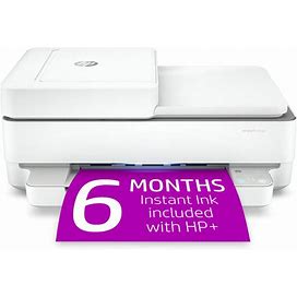 HP ENVY 6458E All-In-One Wireless Color Inkjet Printer - 6 Months Free Instant Ink With HP+