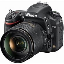 Nikon D750 24.3 MP Digital SLR Camera - Black - Af-S VR 24-120mm Lens Bundle
