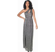 Dress The Population Women's Kienna Fit And Flare Floor Length Dress