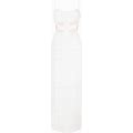 Galvan London - Isola Bella Cut-Out Dress - Women - Elastane/Elastane/Polyamide/Polyamide/Viscose - 34 - White