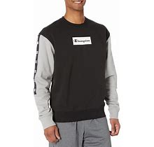 Champion Mens Midweight Fleece Sweatshirt, Mens Pullover Sweatshirt, Mens Logo Sweatshirt