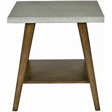 Jackson End Table In Concrete Gray/Auburn - Progressive Furniture T544-04
