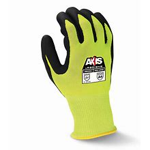 Radians RWG564L AXIS Cut-Resistant Gloves L Foam Nitrile Coating HPPE With Fiberglass Seamless Cuff Resists: Abrasion Cut Tear And Puncture