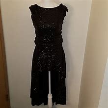 Pearl By Georgina Chapman Dresses | Beautiful Black Sequin Dress | Color: Black | Size: 0