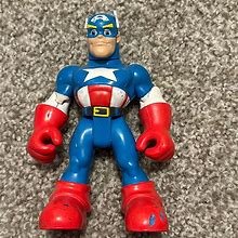 Marvel Toys | 5 For $20! Captain America 2005 Toy Biz Marvel Spiderman Friends Action Figure | Color: Blue/Red | Size: Osb