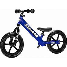 Strider - 12 Classic Balance Bike, Ages 18 Months To 3 Years (Blue) ,