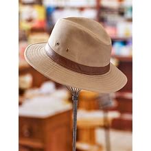 Men's Cotton Twill Adventure Hat - Brown - Medium - The Vermont Country Store