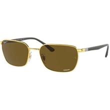 Ray Ban Sunglasses RB3684CH 001/AN Arista 58mm Unisex Metal Gold