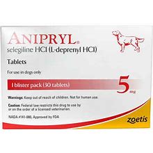 Anipryl (Selegiline) 5 Mg 30 Tablet Pack For Dogs