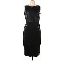 Gap Cocktail Dress - Sheath Crew Neck Sleeveless: Black Dresses - Women's Size 8